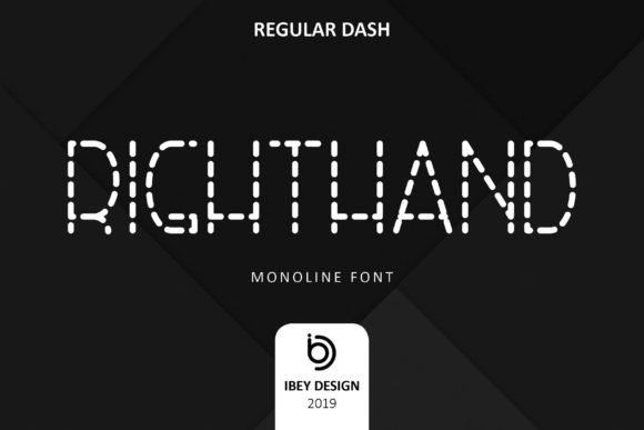 Right Hand Dash Font - Featured Image
