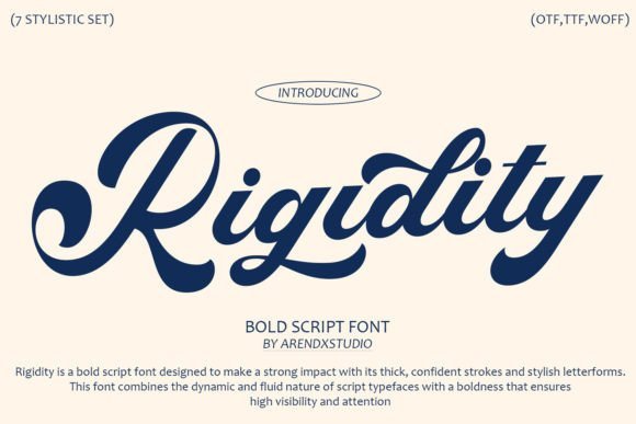 Rigidity Font - Featured Image