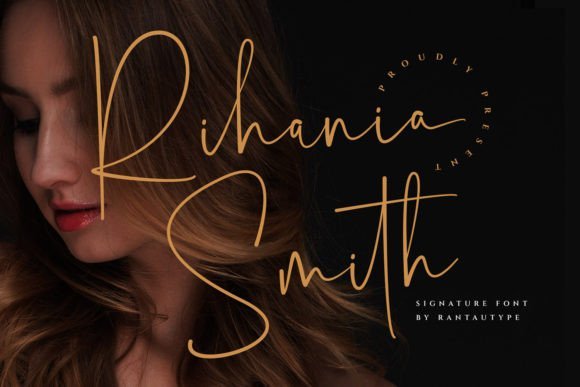 Rihania Smith Font - Featured Image