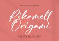 Rikamell Origam Font - Featured Image