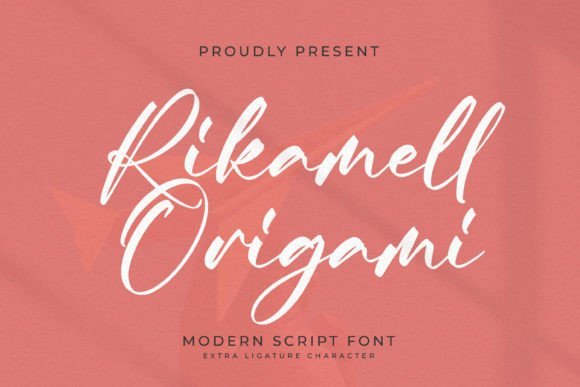 Rikamell Origam Font - Featured Image