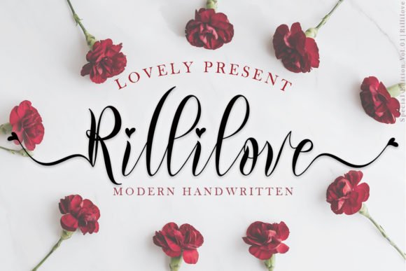 Rillilove Font - Featured Image