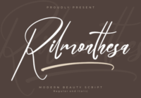 Rilmonthesa Font - Featured Image