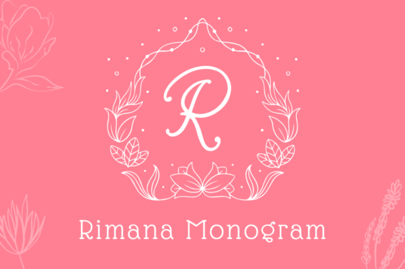 Rimana Monogram Font - Featured Image