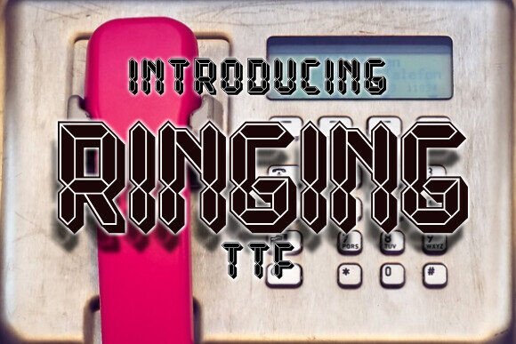 Ringing Font - Featured Image