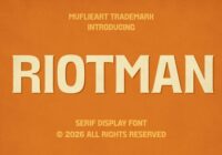 Riotman Font - Featured Image