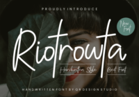 Riotrowta Font - Featured Image