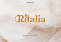 Ritalia Font - Featured Image