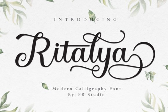 Ritalya Font - Featured Image