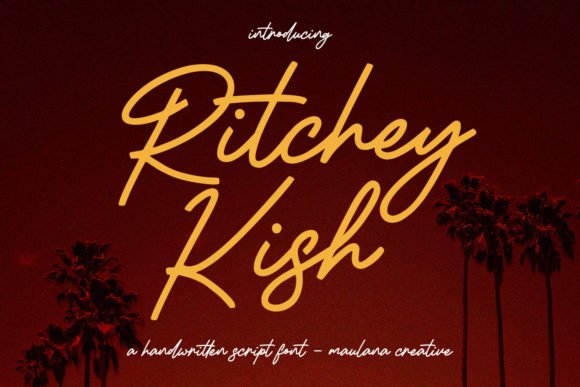 Ritchey Kish Font - Featured Image