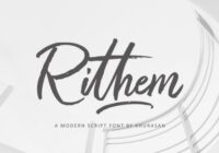 Rithem Font - Featured Image