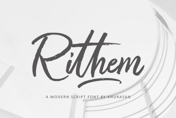 Rithem Font - Featured Image