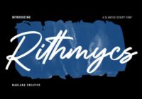 Rithmycs Script Font Font - Featured Image