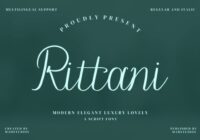 Rittani Font - Featured Image