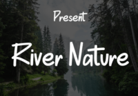 River Nature Font - Featured Image