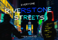 Riverstone Streets Font - Featured Image