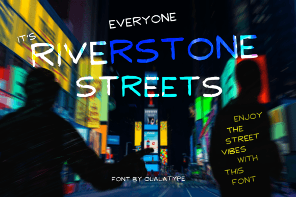Riverstone Streets Font - Featured Image