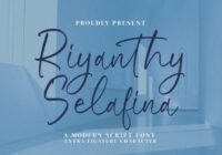 Riyanthy Selafina Font - Featured Image