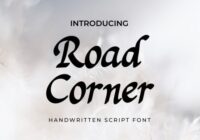 Road Corner Font - Featured Image