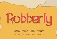 Robberly Font - Featured Image