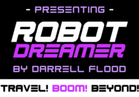 Robot Dreamer Font - Featured Image