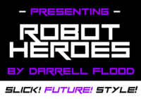 Robot Heroes Font - Featured Image