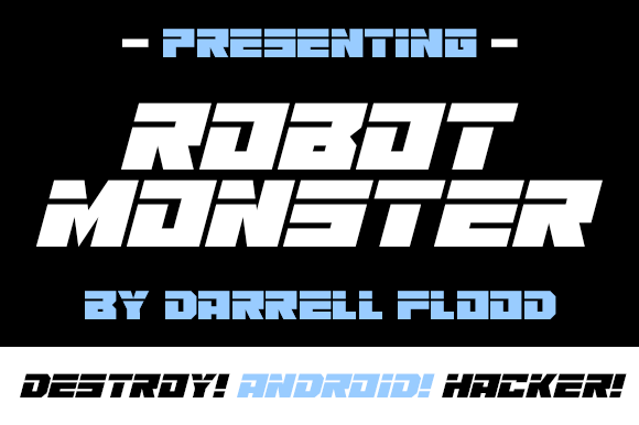 Robot Monster Font - Featured Image