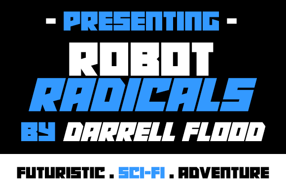 Robot Radicals Font - Featured Image