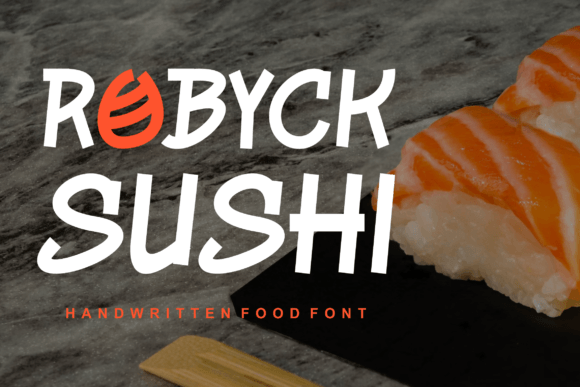 Robycksushi Font - Featured Image