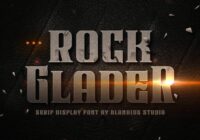 Rock Glader Font - Featured Image