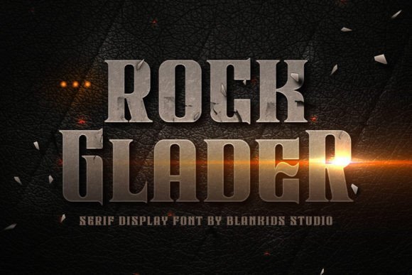 Rock Glader Font - Featured Image