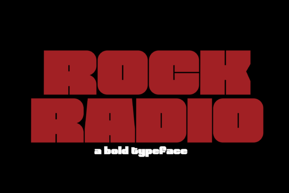 Rock Radio Font - Featured Image