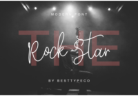 Rock Star Font - Featured Image