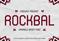 Rockbal Font - Featured Image