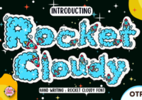Rocket Cloudy Font - Featured Image