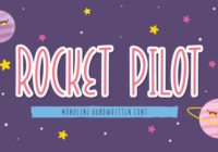 Rocket Pilot Font - Featured Image