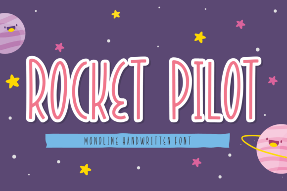 Rocket Pilot Font - Featured Image
