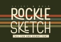 Rockie Sketch Font - Featured Image