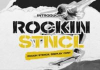 Rockin Stncl Font - Featured Image