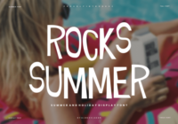 Rocks Summer Font - Featured Image