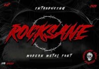 Rocksane Font - Featured Image