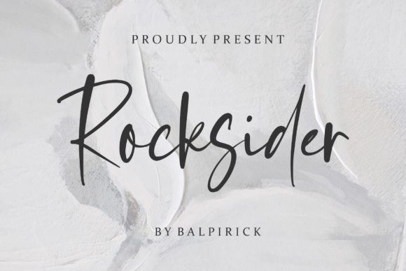 Rocksider Font - Featured Image