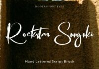 Rockstar Sunjuki Font - Featured Image