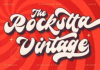 Rockstta Vintage Font - Featured Image