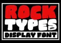 Rocktypes Font - Featured Image