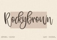 Rockybrown Font - Featured Image