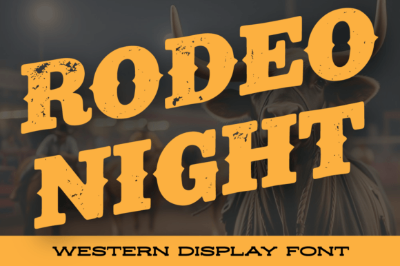 Rodeo Night Font - Featured Image