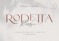 Rodetta Rossie Font - Featured Image