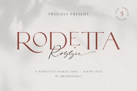 Rodetta Rossie Font - Featured Image