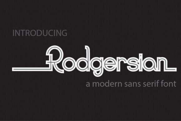 Rodgersian Font - Featured Image